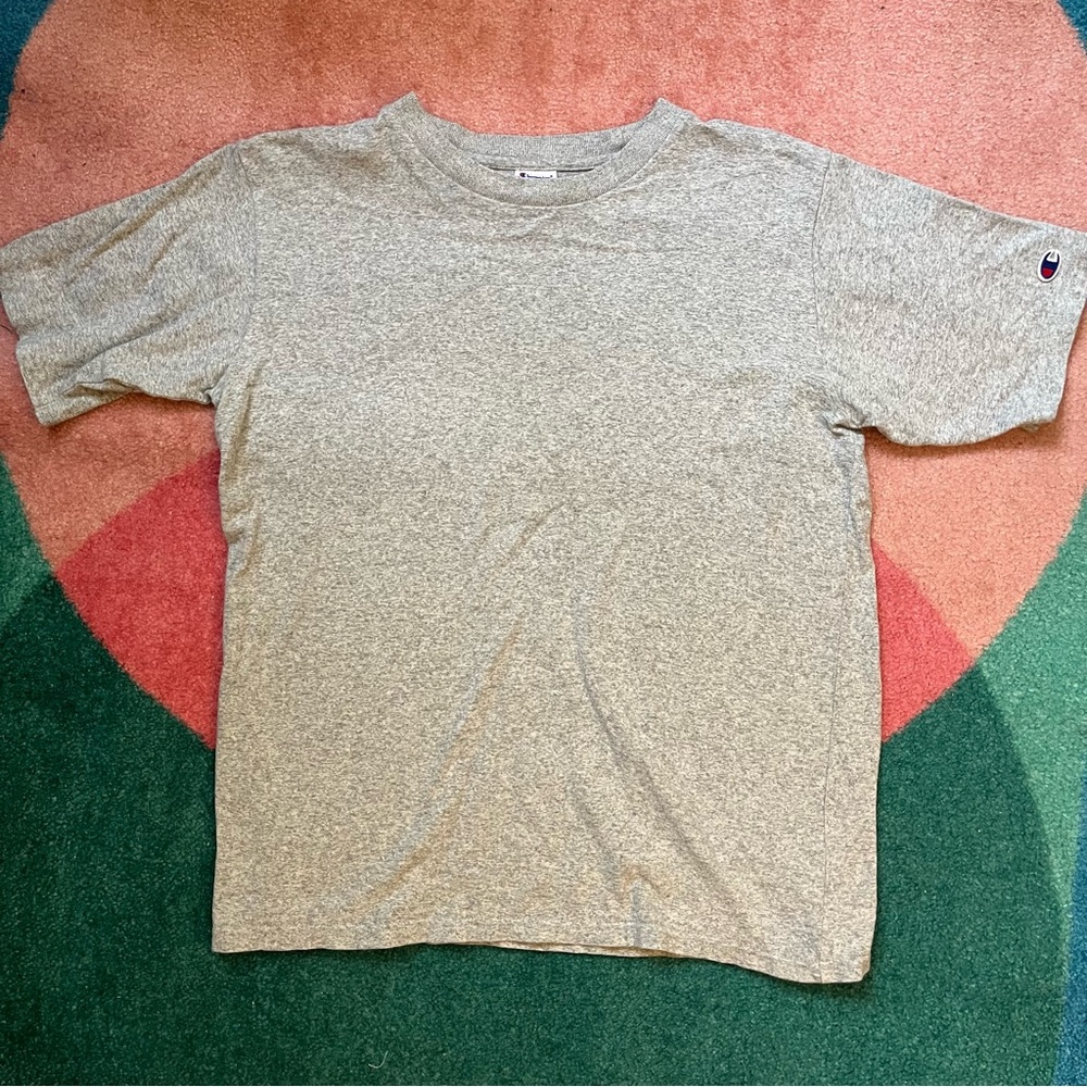 Champion Japan T Shirt Asian Fit Heather Gray Authentic American Athleticwear L